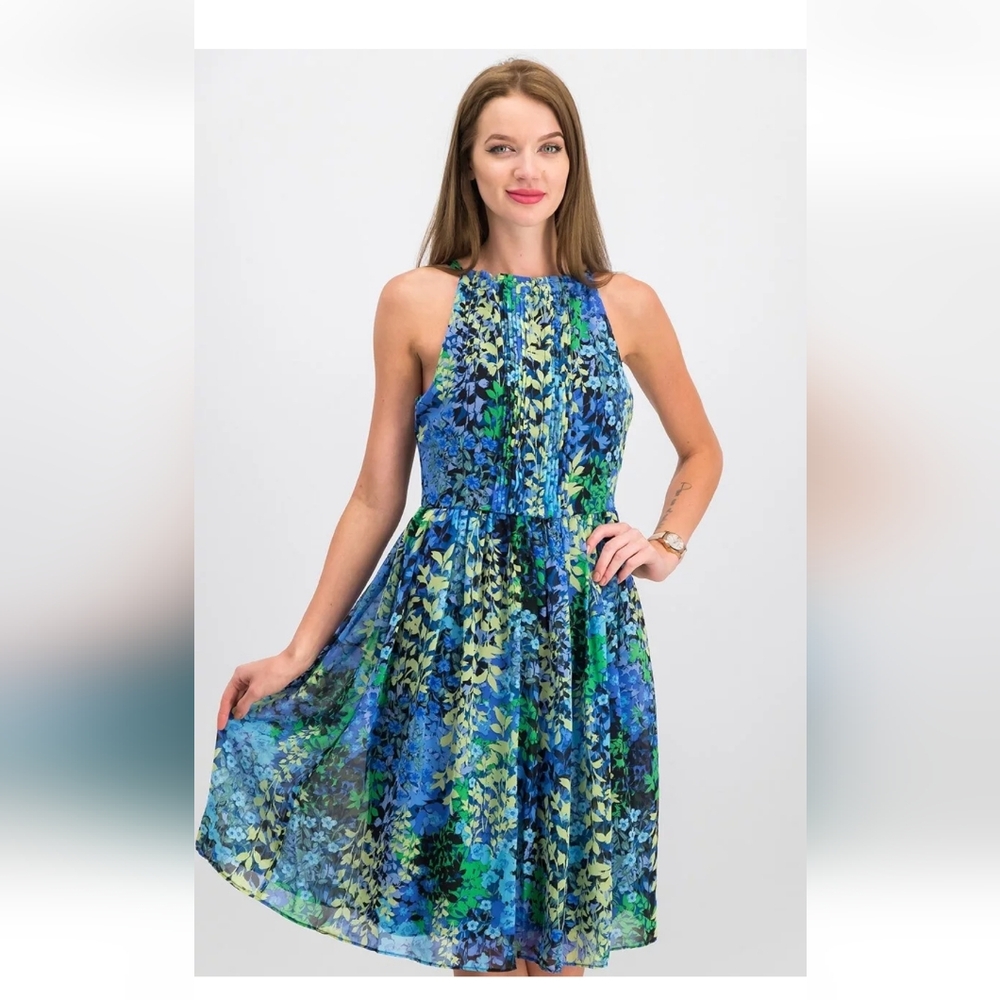 Nicole Miller Studio‎ Dress, Fit and Flare Floral Design
